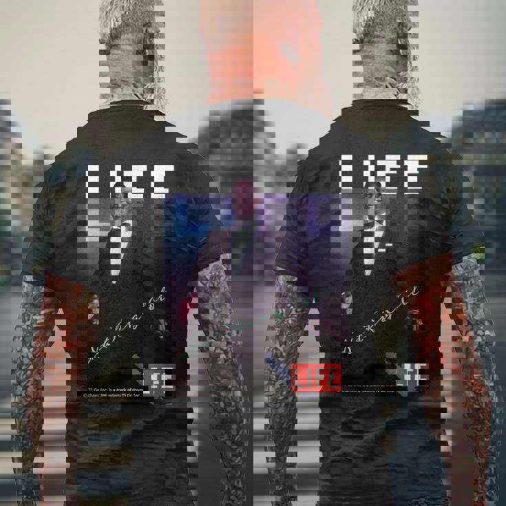 Life Picture Collection ナット キング コール ／ ピアノ（1） メンズTシャツ バックプリント 高齢者への贈り物