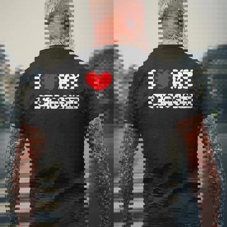 I Love My Choshi 銚子が大好き メンズTシャツ バックプリント 高齢者への贈り物