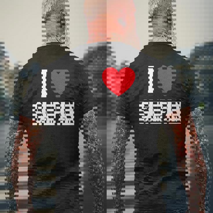 I Loveaipan 長袖tシャツ メンズTシャツ バックプリント 高齢者への贈り物