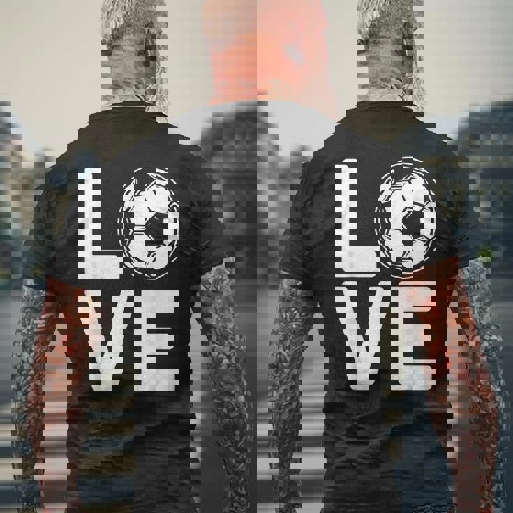 Loveoocer 愛を言うサッカー メンズTシャツ バックプリント 高齢者への贈り物
