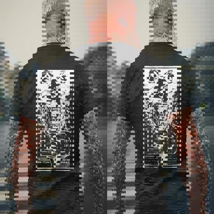 Lsd ヒステリア – レトログラインドハウスb-ムービーアート 長袖tシャツ メンズTシャツ バックプリント 高齢者への贈り物