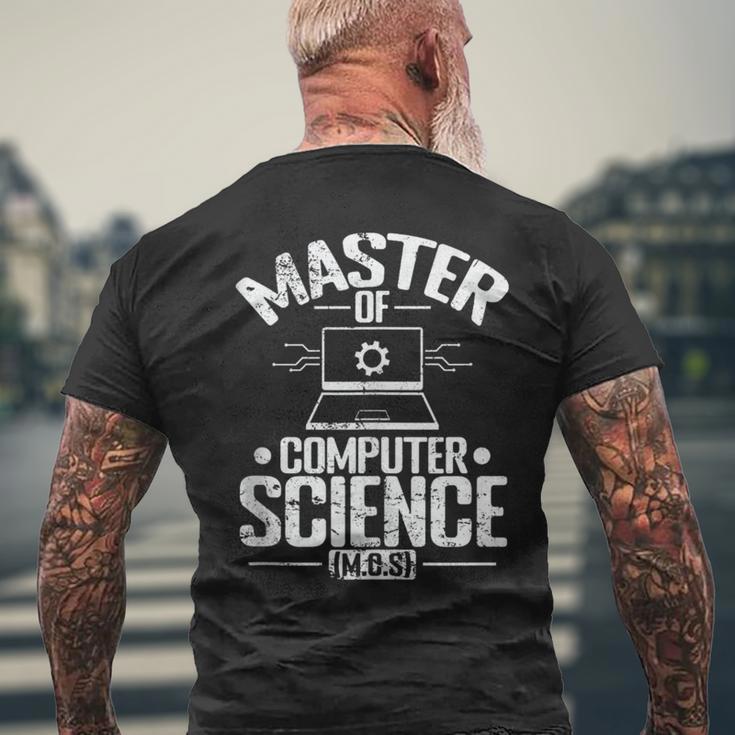 Computer Science Merchandise Master Of Computer Science Data Security Tank Top Men's Back Print T ...