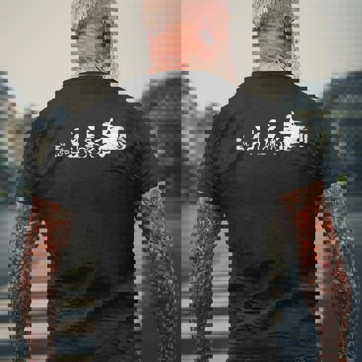 Moto Evolution メンズTシャツ バックプリント 高齢者への贈り物