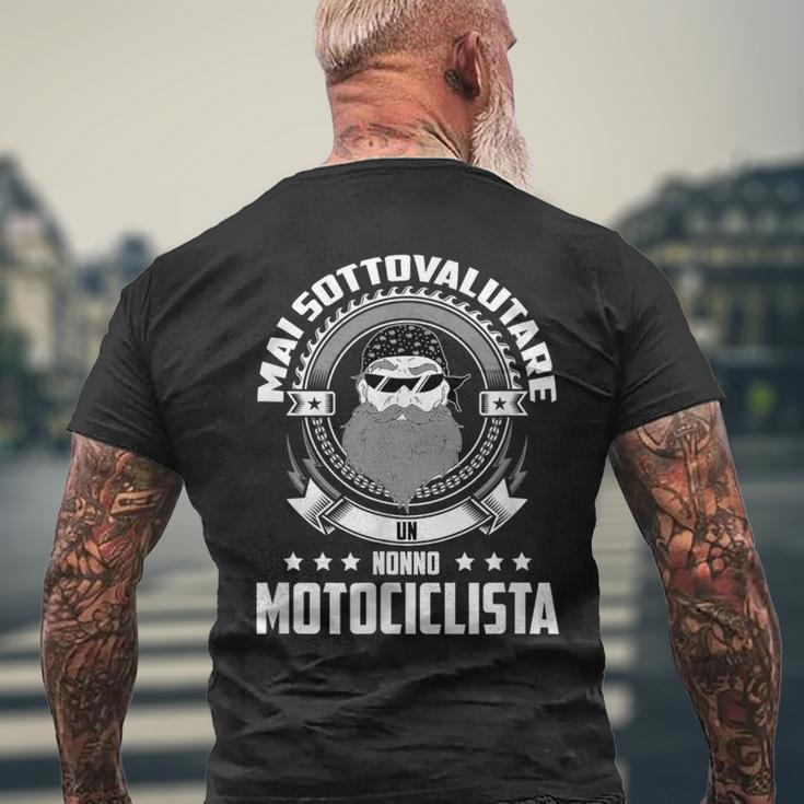 Motociclista Nonno Festa Del Papà Regalo Papà Motociclista T-shirt da uomo con stampa posteriore Regalos para ancianos
