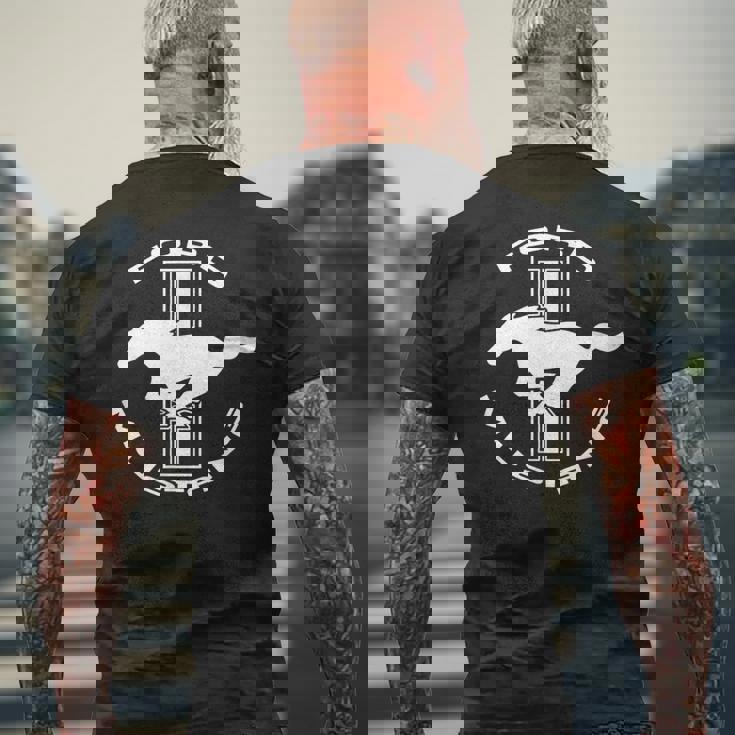 Mustang Tribar メンズTシャツ バックプリント 高齢者への贈り物