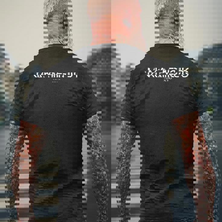 Nakameguro 中目黒 Tokyo Japan メンズTシャツ バックプリント 高齢者への贈り物