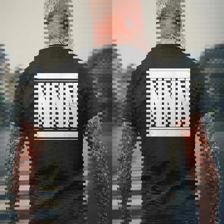 Nnn No Nut November メンズTシャツ バックプリント 高齢者への贈り物