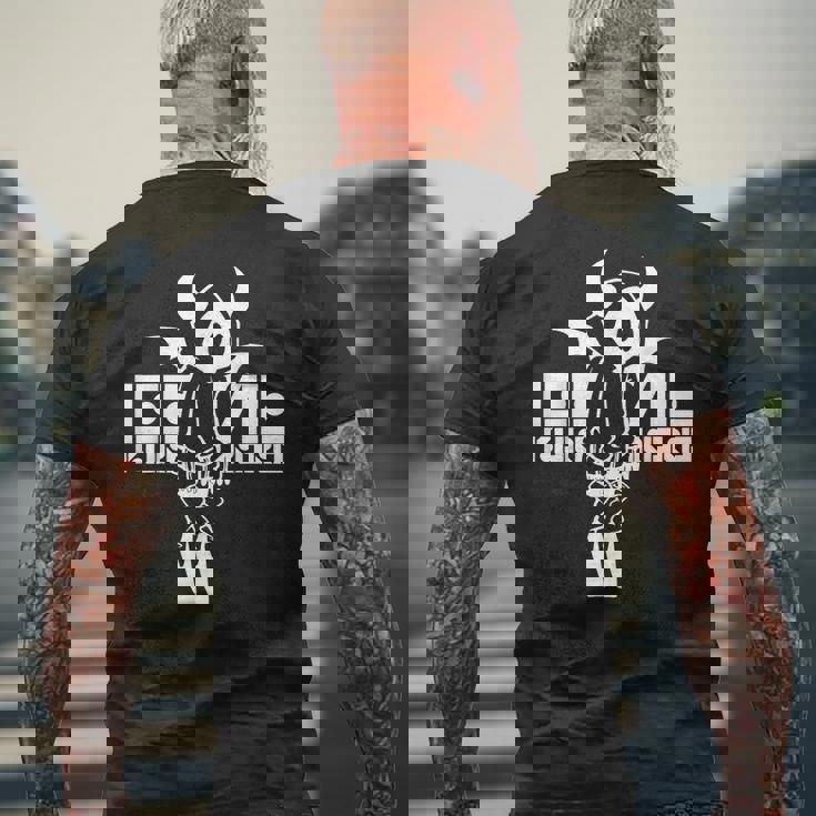 Nog-T-0004-悪魔-黒 メンズTシャツ バックプリント 高齢者への贈り物