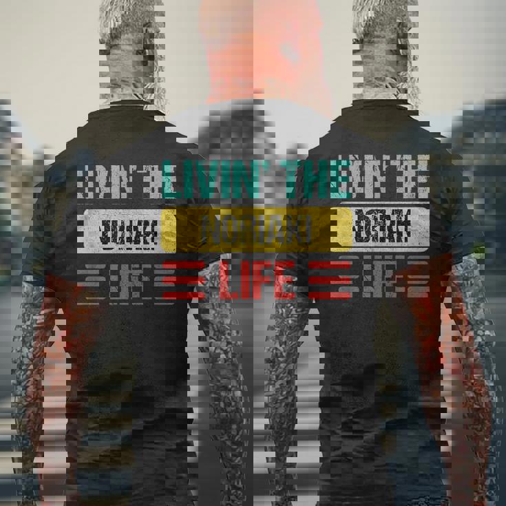 Noriaki 憲明 メンズTシャツ バックプリント 高齢者への贈り物