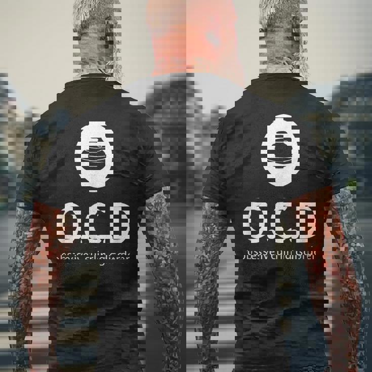 Obsessive Curling Disorder Curler Curling ギフト メンズTシャツ バックプリント 高齢者への贈り物