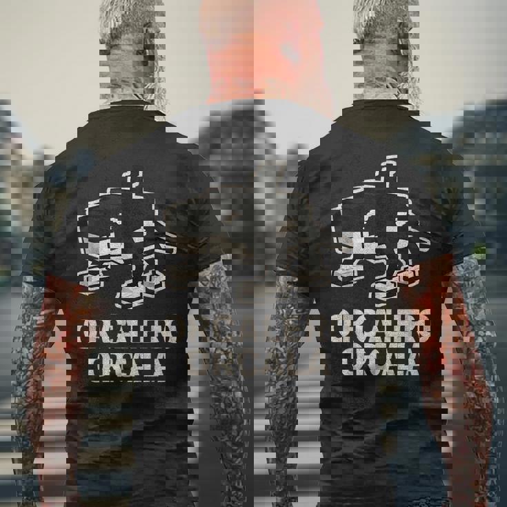 Orcalero Orcala 面白いイタリアンブレインロットスラングゲームミーム メンズTシャツ バックプリント 高齢者への贈り物