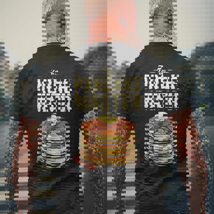 The Pancake Master シャツ 大人 キッズ メンズ レディース パンケーキ好き メンズTシャツ バックプリント 高齢者への贈り物