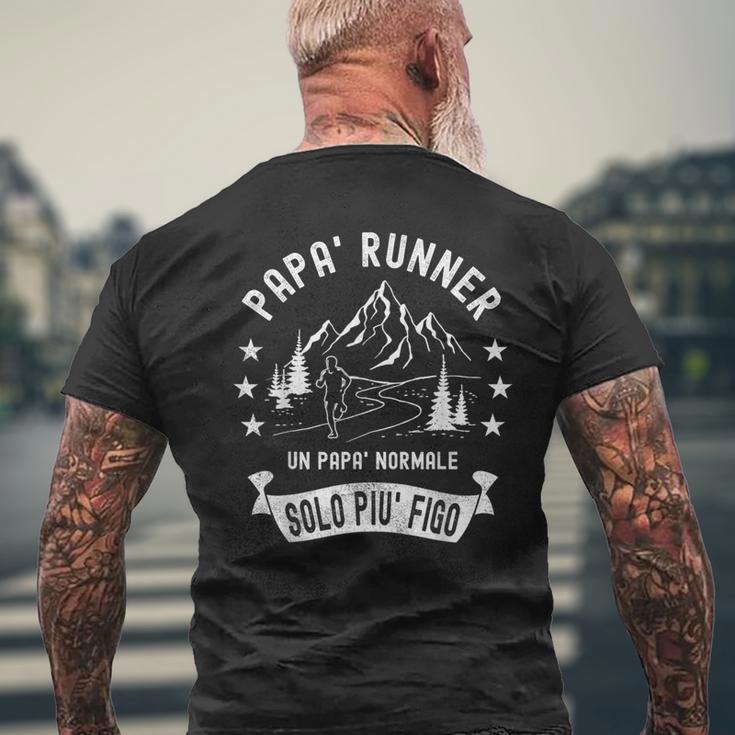 Papà Runner Per Appassionati Di Corsa E Trail Running T-shirt da uomo con stampa posteriore Regalos para ancianos