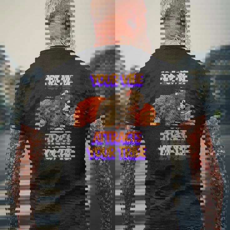 Punch The Monkey Youribeが部族を引き付ける モチベーション メンズTシャツ バックプリント 高齢者への贈り物