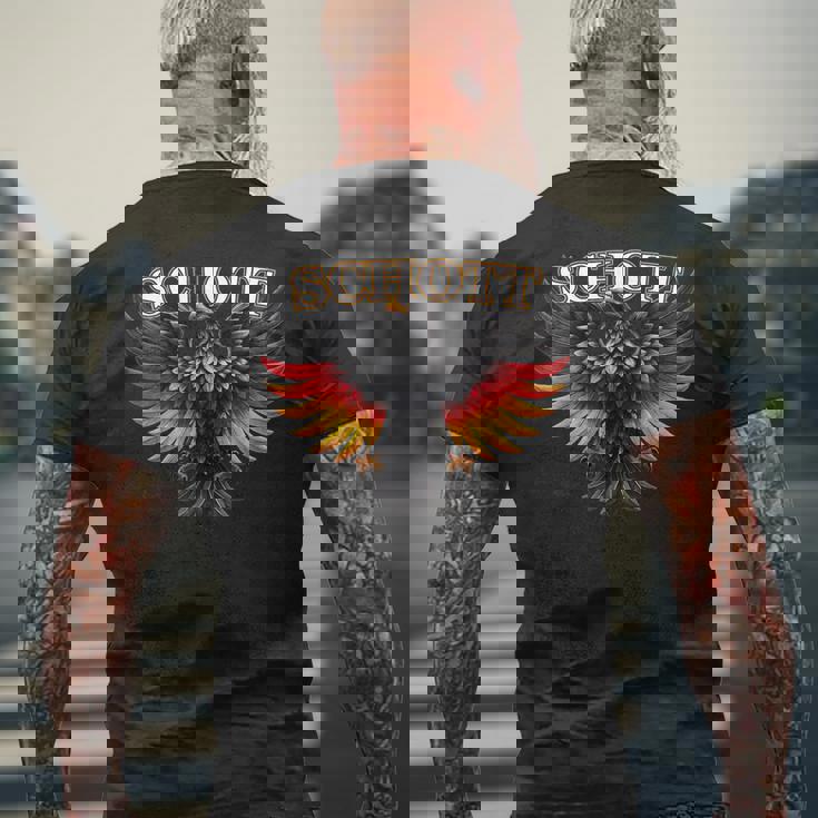 Schott Nachname Familiennameurname Family Last Name メンズTシャツ バックプリント 高齢者への贈り物