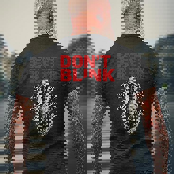 Scp-173 – Don't Blink メンズTシャツ バックプリント 高齢者への贈り物