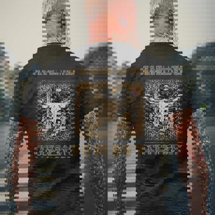 Simmer Down カウボーイウエスタンウェア メンズTシャツ バックプリント 高齢者への贈り物