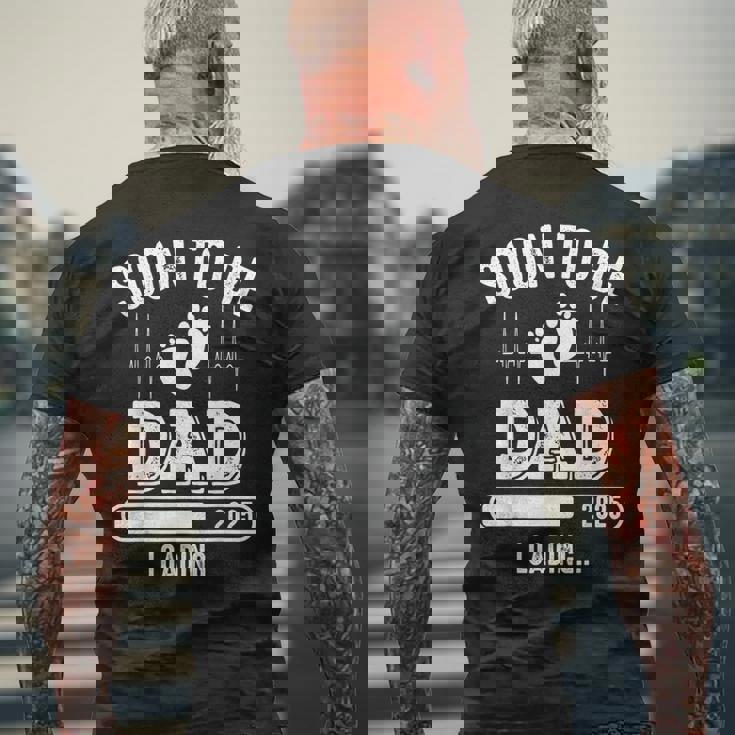 Soon To Be Dad 2025 Caricamento Dell'annuncio Di Gravidanza New Daddy T-shirt da uomo con stampa posteriore Regalos para ancianos