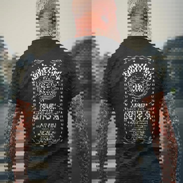 Southern Rock Music Usa アメリカ合衆国 バンド ストリートウェア メンズTシャツ バックプリント 高齢者への贈り物