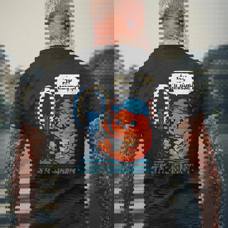 Stayhrimpy Prawn Forhrimpquadhrimp Lover メンズTシャツ バックプリント 高齢者への贈り物