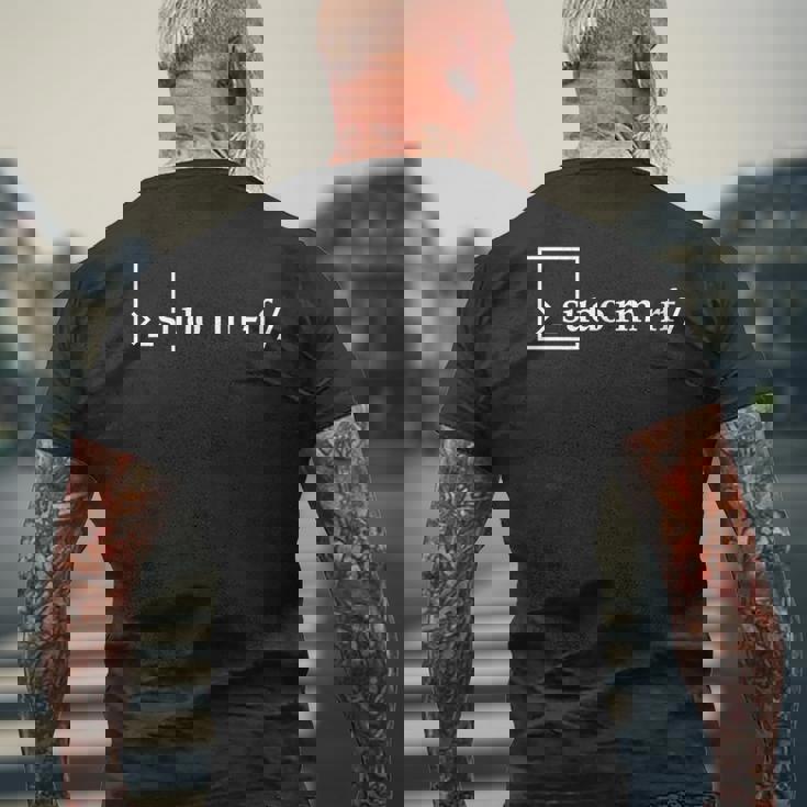 Sudo Rm Rf Linuxコマンド 面白い メンズTシャツ バックプリント 高齢者への贈り物