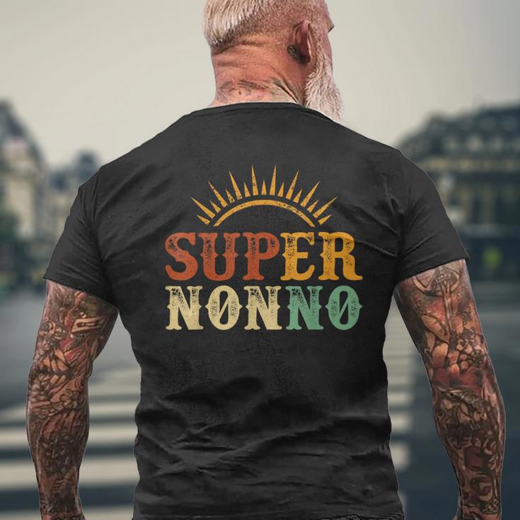 Super Nonno Retroupernonno Festa Del Papà Regalo Per Nonno T-shirt da uomo con stampa posteriore Regalos para ancianos