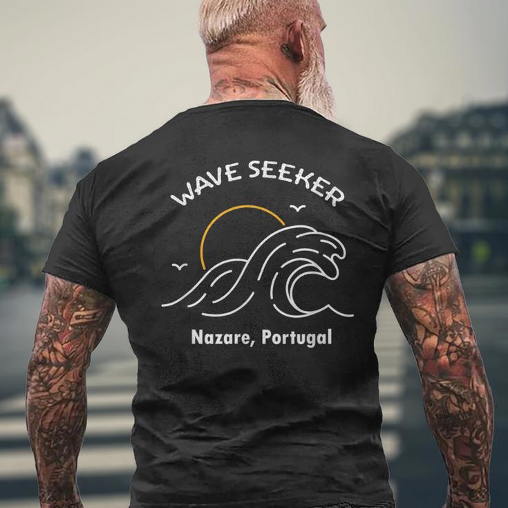 Surfague Nazare La Plus Grandeague Du Monde Portugal T-shirt imprimé au dos Cadeaux pour les vieillards