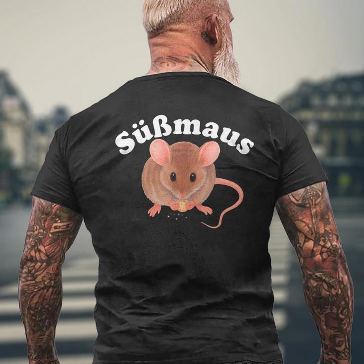 Süßmaus Xüssmaus Cuteweet Mouseüß Mausüßes Mäuschen T-Shirt mit Rückendruck Geschenke für alte Männer