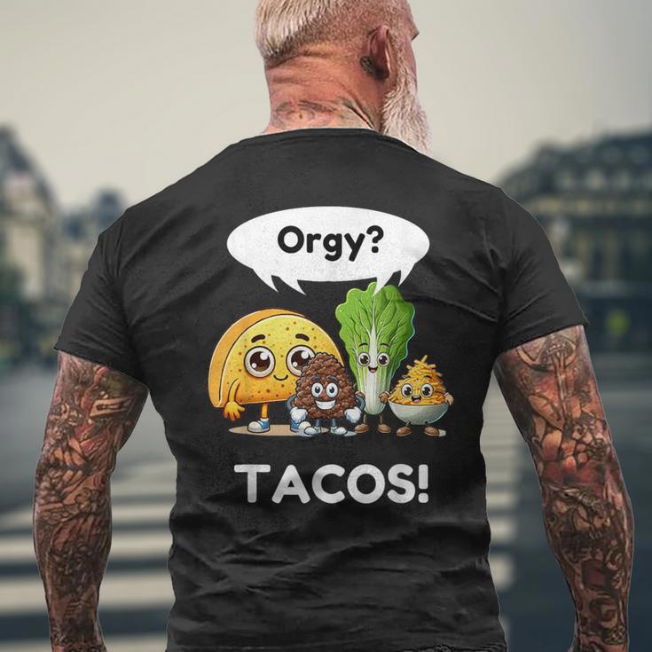 Taco Drôle Orgie De Tacos Cinco De Mayo Chemise Tacos T-shirt imprimé au dos Cadeaux pour les vieillards