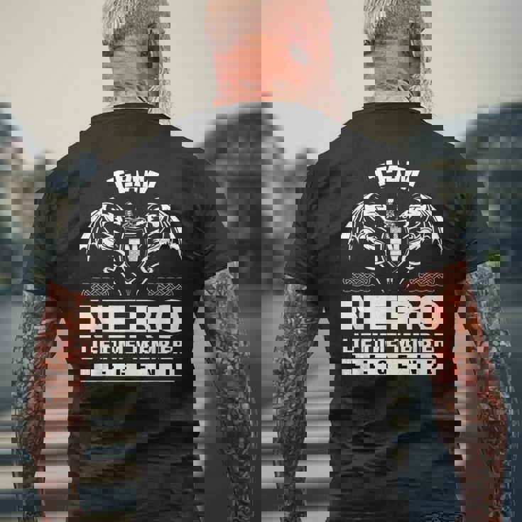 Team Nero 生涯会員向けギフト メンズTシャツ バックプリント 高齢者への贈り物