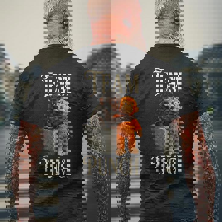 Team Punch Japan ベビーモンキーパンチ メンズTシャツ バックプリント 高齢者への贈り物