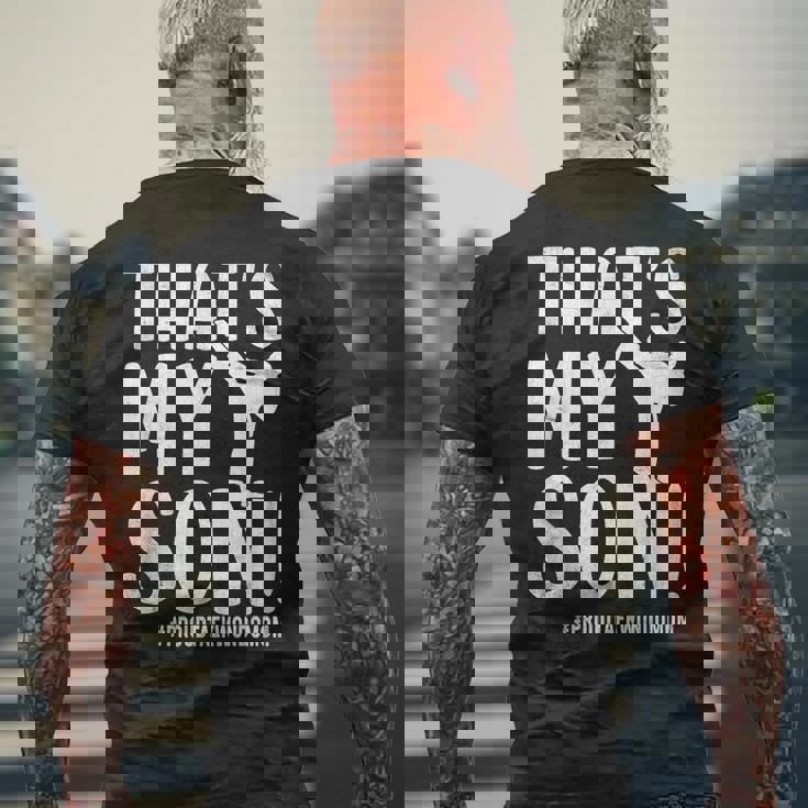 That's Myon 格闘家 格闘技 テコンドー Tkd メンズTシャツ バックプリント 高齢者への贈り物