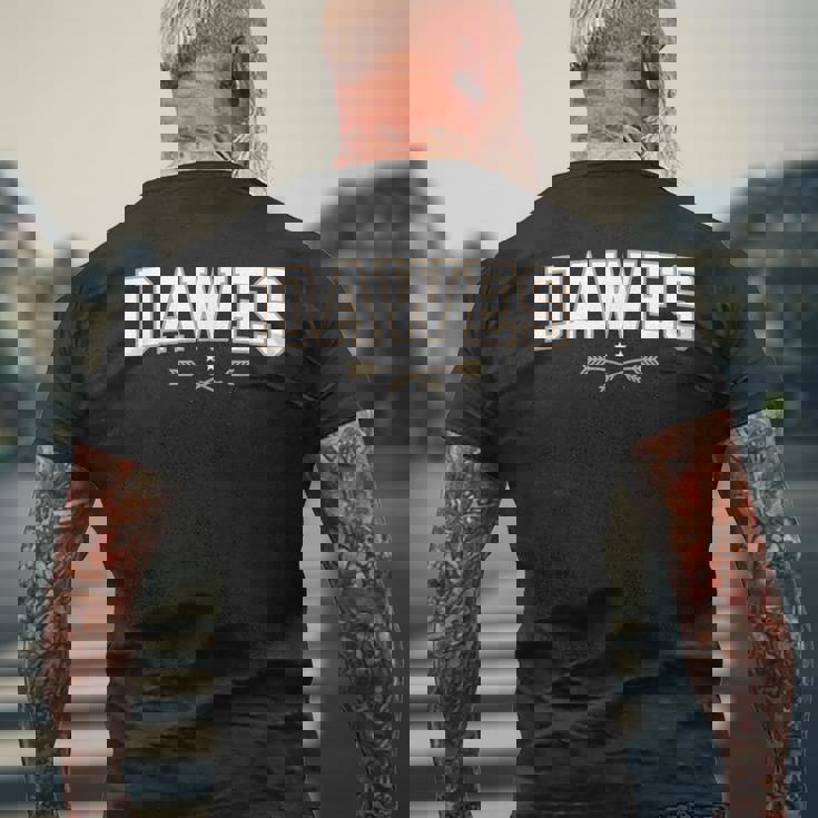 Thatays Dawes シンプル County Counties Dawes メンズTシャツ バックプリント 高齢者への贈り物