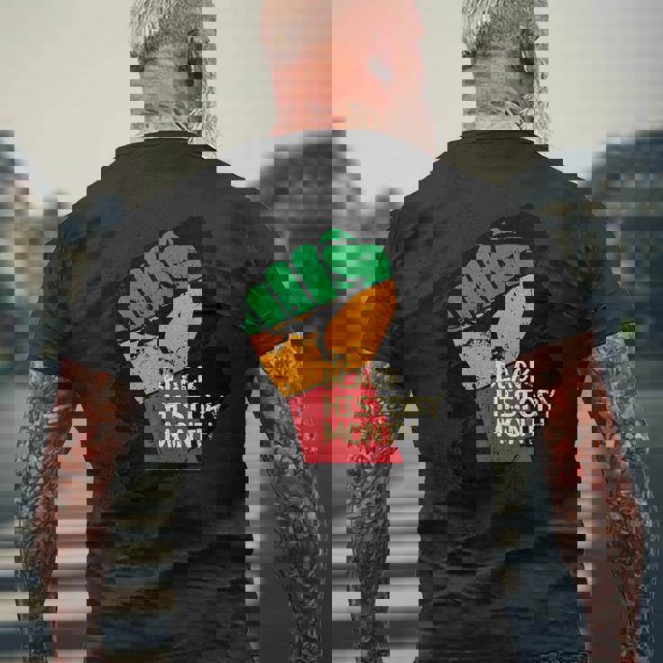 History Month One Love メンズTシャツ バックプリント 高齢者への贈り物