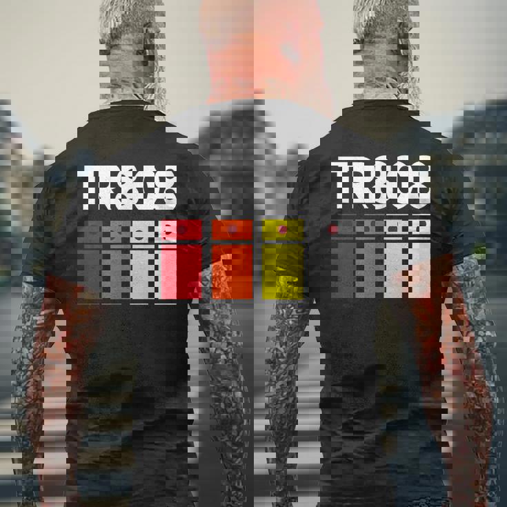 Tr808 ドラムマシン メンズTシャツ バックプリント 高齢者への贈り物