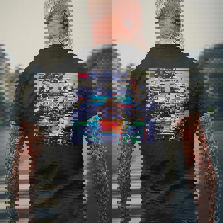 Trendy Formula One Kitty Poster メンズTシャツ バックプリント 高齢者への贈り物