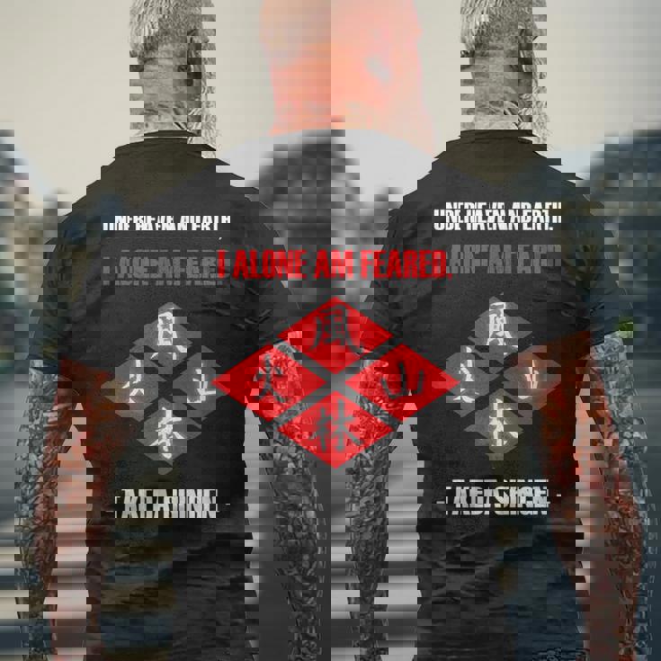 Under Heaven And Earth 武田信玄 引用tシャツ メンズTシャツ バックプリント 高齢者への贈り物