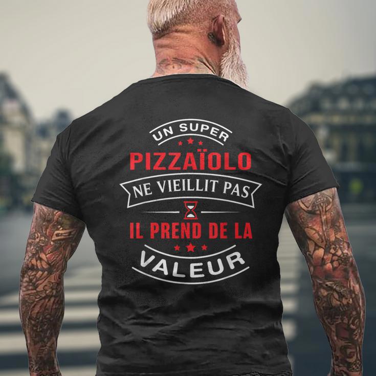 Unuper Pizzaïolo Neieillit Pas Cadeau Pizzaïolo T-shirt imprimé au dos Cadeaux pour les vieillards
