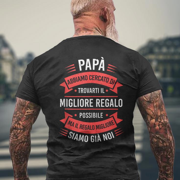 Uomointage Festa Del Papà Padre Regalo Papà Compleanno T-shirt da uomo con stampa posteriore Regalos para ancianos