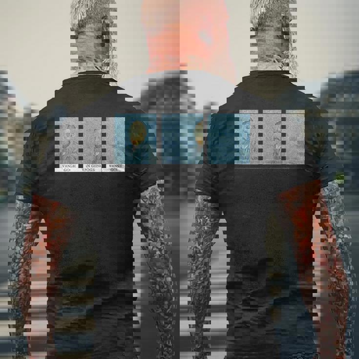 Van Goghan Goghingan Gone メンズTシャツ バックプリント 高齢者への贈り物