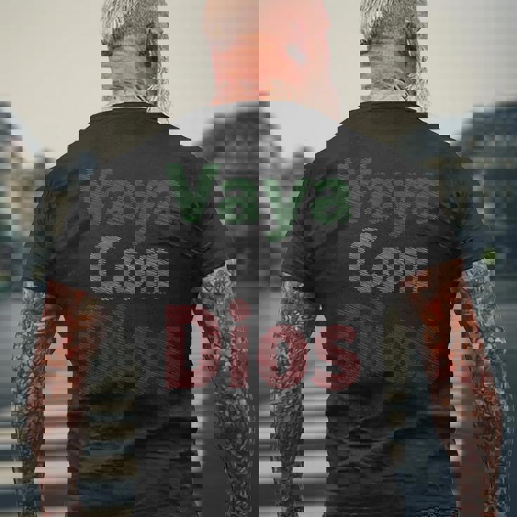 Vaya Con Dios Go With God Walk With Godインスピレーションtシャツ メンズTシャツ バックプリント 高齢者への贈り物