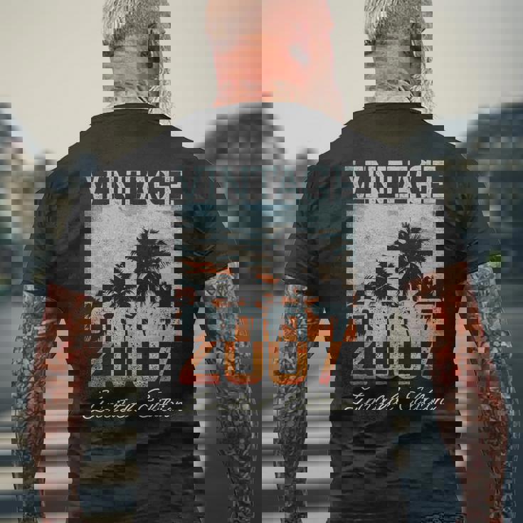 Vintage 2007 Limited Edition 19Th Birthday 19 Year Old メンズTシャツ バックプリント 高齢者への贈り物