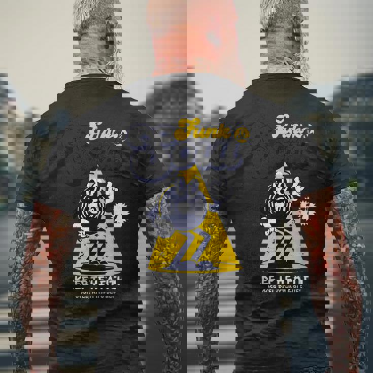 Vintage Northernoul Music メンズTシャツ バックプリント 高齢者への贈り物