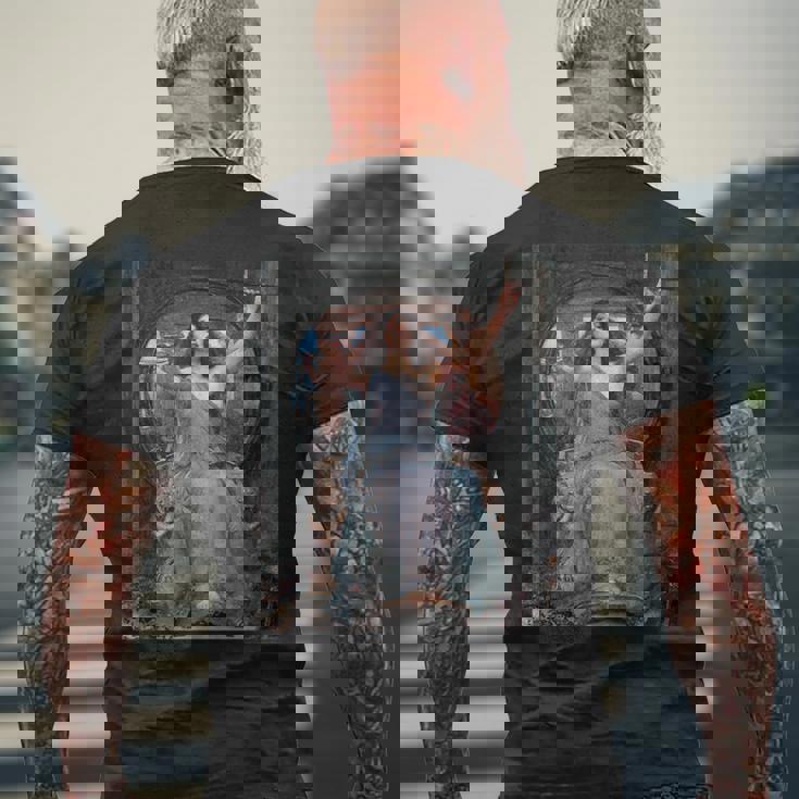 Waterhouse Circe Offers The Chalice 2 メンズTシャツ バックプリント 高齢者への贈り物