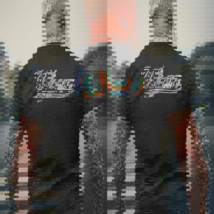 Wham Comic Booktyle Retroound Effect Tie Dyeintage メンズTシャツ バックプリント 高齢者への贈り物