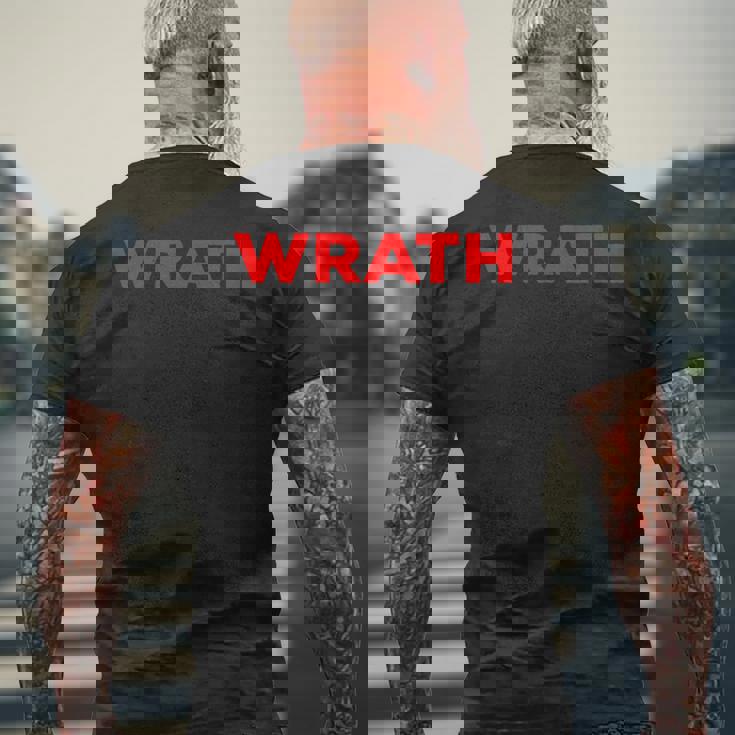 Wrath メンズTシャツ バックプリント 高齢者への贈り物