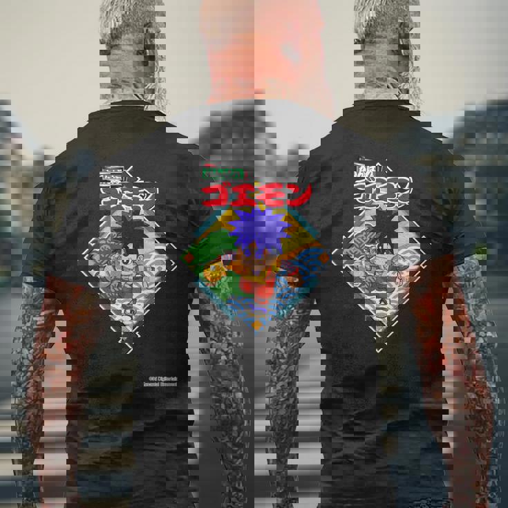 「がんばれゴエモン」ゴエモン（其ノ伍） 長袖tシャツ メンズTシャツ バックプリント 高齢者への贈り物