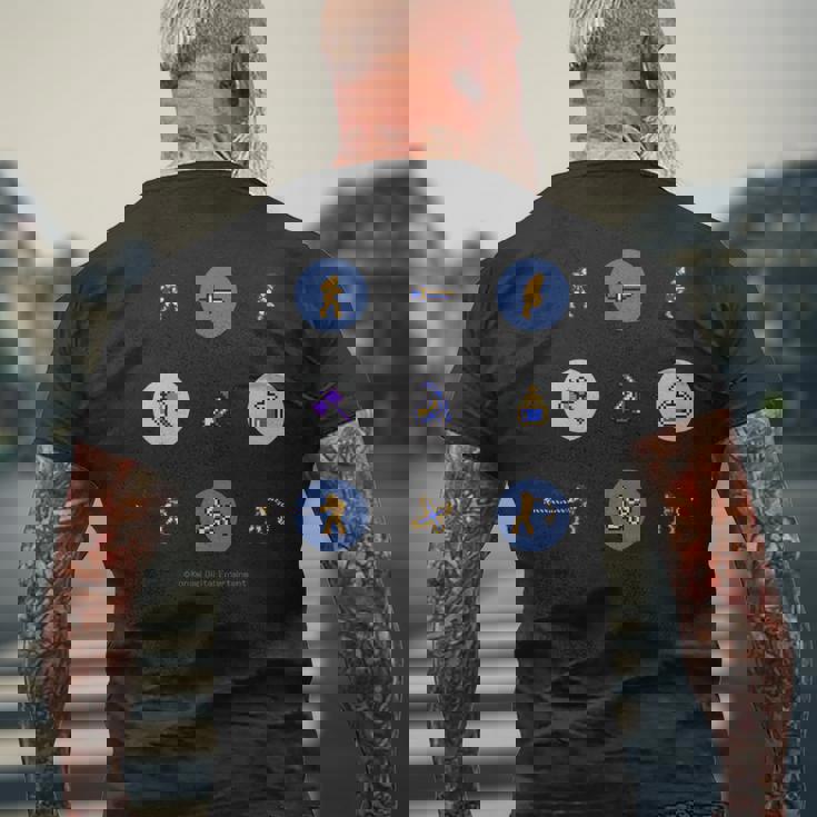 「悪魔城ドラキュラ」9 Circles 長袖tシャツ メンズTシャツ バックプリント 高齢者への贈り物