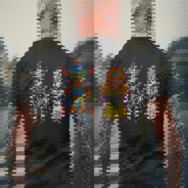 【公式】Hd-2D版『ドラゴンクエストi』キャラクタードット 長袖tシャツ メンズTシャツ バックプリント 高齢者への贈り物