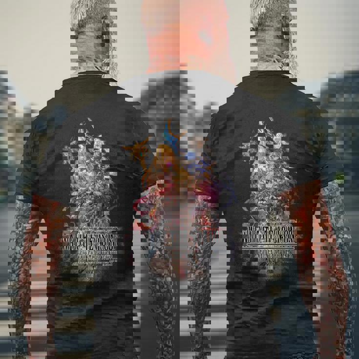 【公式】『Ffbe幻影戦争』メモリアルイラスト 長袖tシャツ メンズTシャツ バックプリント 高齢者への贈り物